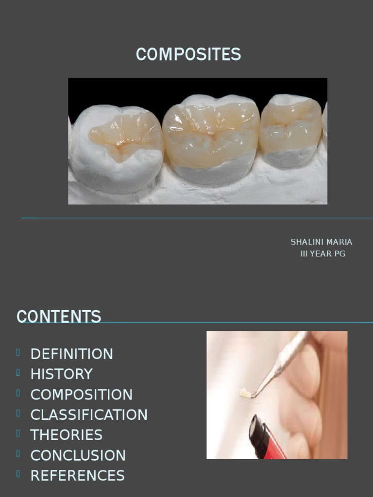 Dental Composite Composition and Classification | PDF | Dental ...