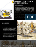 Treinta y Cinco Años de Democracia