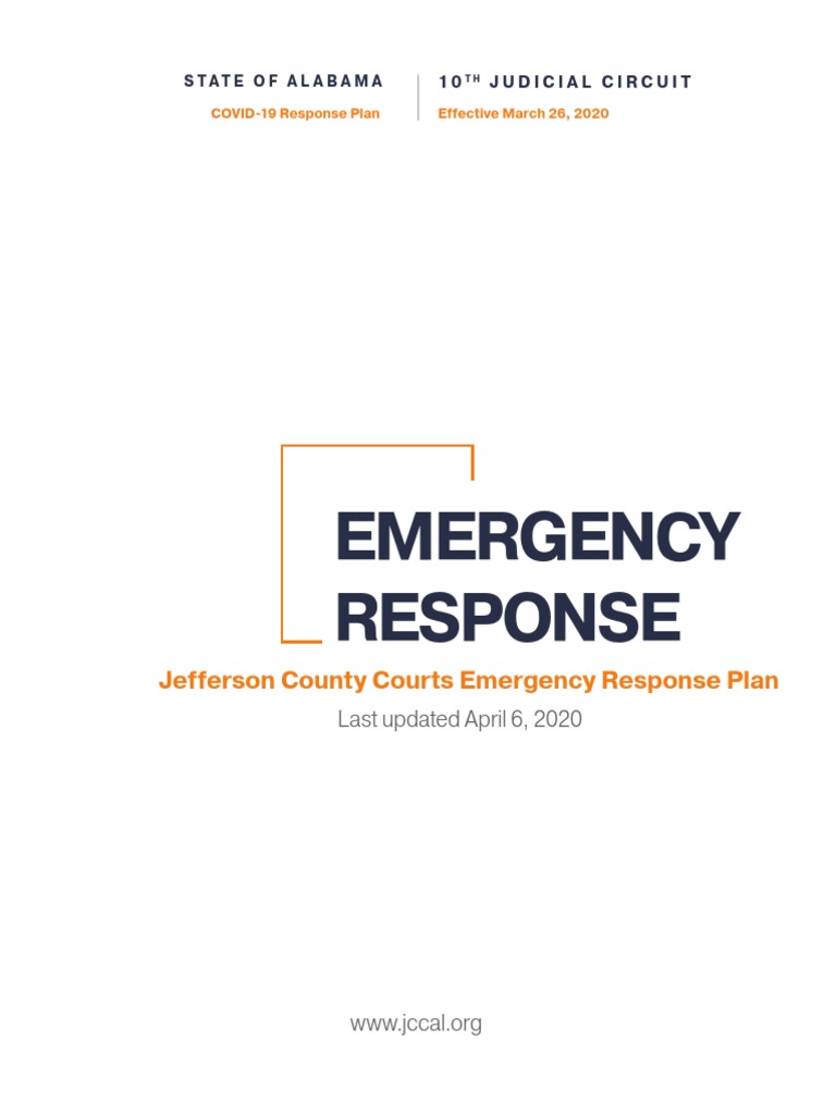 Jefferson County Courts Emergency Response Download Free PDF