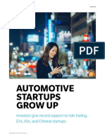 Automotive Startups Grow Up: Investors Give Record Support To Ride-Hailing, Evs, Avs, and Chinese Startups