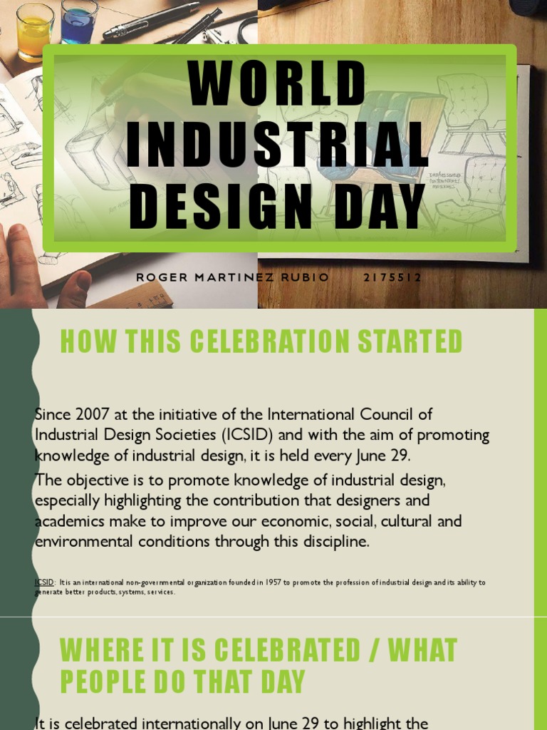 World Industrial Design Day Overview | PDF | Lifestyle