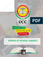 Session 05 - Words For School Subject - EXERCISES PDF