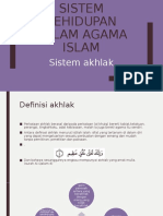 Sistem Kehidupan Dalam Agama Islam