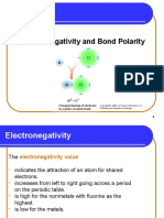 Electronegativity and Bond Polarity: Publishing As Benjamin Cummings