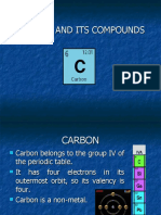 Carbon and Its Compounds