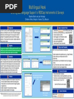 Offering Multilanguage Support To Redcap Instruments & Surveys