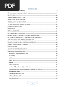 Commerce Notes PDF
