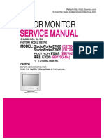 Color Monitor: Service Manual