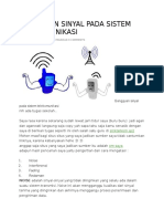 Gangguan Sinyal Pada Sistem Telekomunikasi