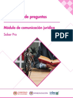 Cuadernillo de Preguntas Comunicacion Juridica Saber Pro PDF