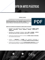 Bachillerato en Artes Plasticas. PDF