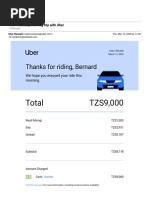 Gmail - Your Thursday morning trip with Uber