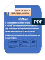 COMUNICADO-clase A Distancia