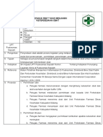 8.2.1 (3) SOP Tentang Penyediaan Obat Yang Menjamin Ketersediaan Obat