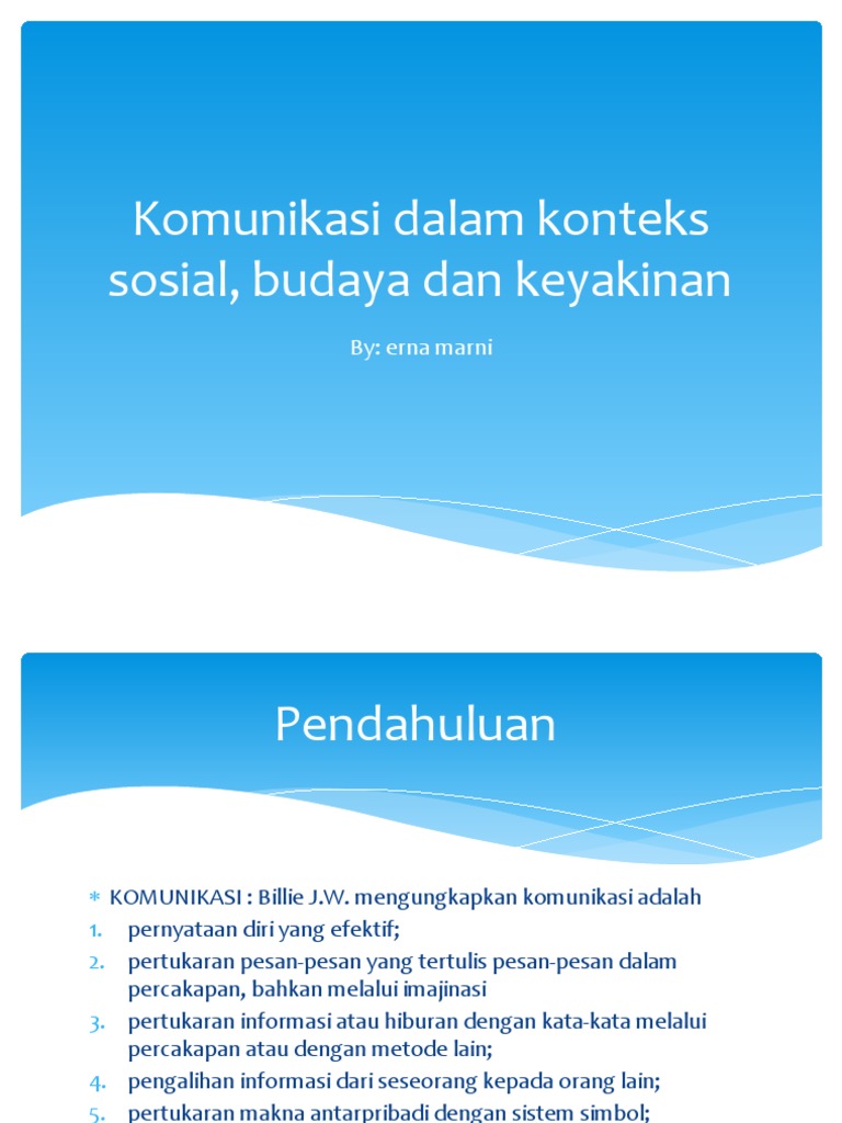 Komunikasi Budaya dan Sosialisasi Efektif | PDF