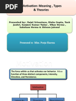 Motivation: Meaning, Types & Theories Motivation: Meaning, Types & Theories