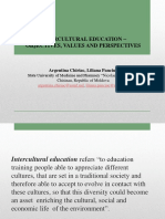 Intercultural Education - Objectives, Values and Perspectives