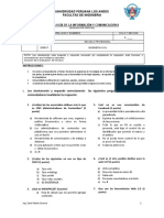 Universidad Peruana Los Andes Facultad de Ingenieria: Apellidos Y Nombres Ciclo Y Seccion