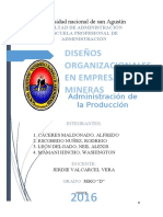 Diseño Organizacional Empresa Minera 1