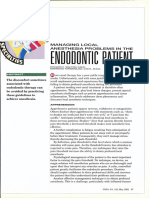 Fnoooontic Patifnt: Managing Local Anesthesia Problems in The