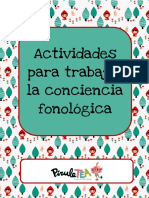 Cuadernillo Conciencia Fonológica PDF