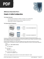 Chapter 3: Initial Configuration: JNCIA-Junos Study Guide-Part 1