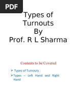 6.3 Types of Turnouts