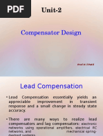 Unit 2: Compensator Design