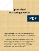 Optimalisasi Marketing Syari'ah