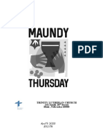 Maundy Thursday 2020A Printable