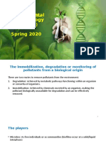 Environmental Biotechnology (BBT427) Spring 2020: Prepared by Dr. Ishrat Jabeen