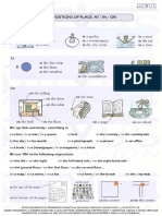 Grammar Preposition of Place