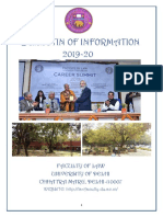 Delhi University Faculty of Law Bulletin 2019-20