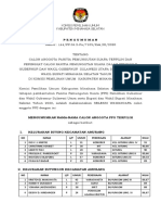 Pengumuman Peringkat PPS PDF