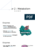 Chapter 2 - Metabolism