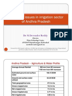 Emerging Issues in Irrigation Sector of Andhra Pradesh