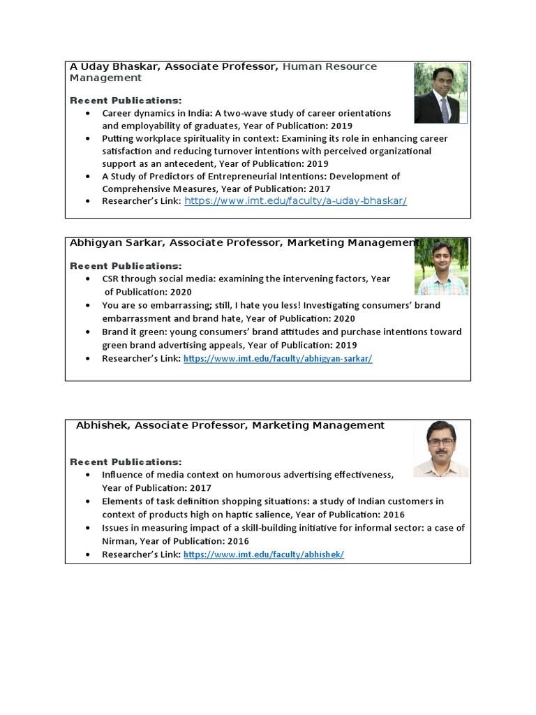 Research Profile Format | PDF | Brand | Marketing