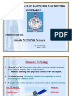 Remote SENSING Sensors: Indian Institute of Surveying and Mapping Hyderabad