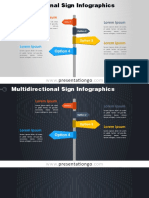 Multidirectional Sign Infographics PGo 16 - 9