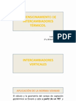 Dimensionamiento de Intercambiadores en Geotermía