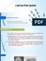 Fingerprint and Lip Print Analysis PDF