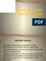 Utilisation of Lime Fines