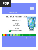 DB2 HADR Performance Tuning: IBM Software Group