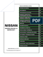 Indice General de Nissan ESTAQUITAS Pickup D21 PDF