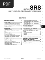 Supplemental Restraint System (SRS) : Section