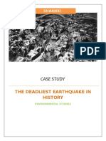 Case Study: The Deadliest Earthquake in History