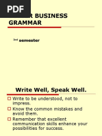 9 Business Grammar