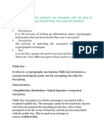 Study Public Key and Symmetric Key Encryption With The Help of Diagram and Write Steps of Performing. Also Study DES Standard?