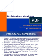 Key Principles of Micro Finance D2