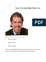 Which of These 4 Leadership Styles Are You?: Mark Murphy